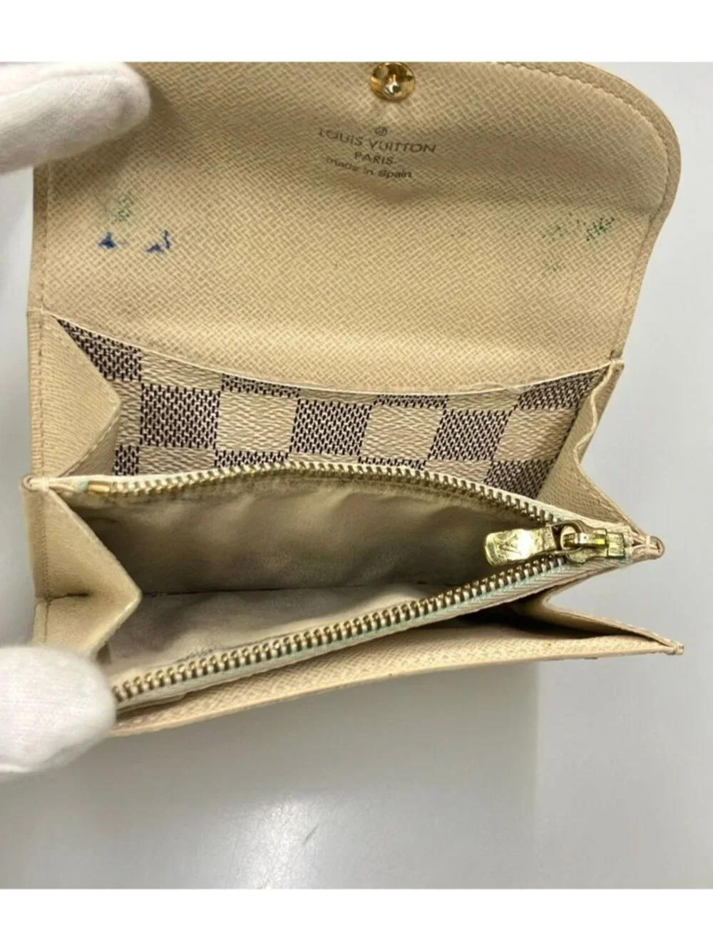 Louis Vuitton Belt Pochette Ceinture Damier Azur